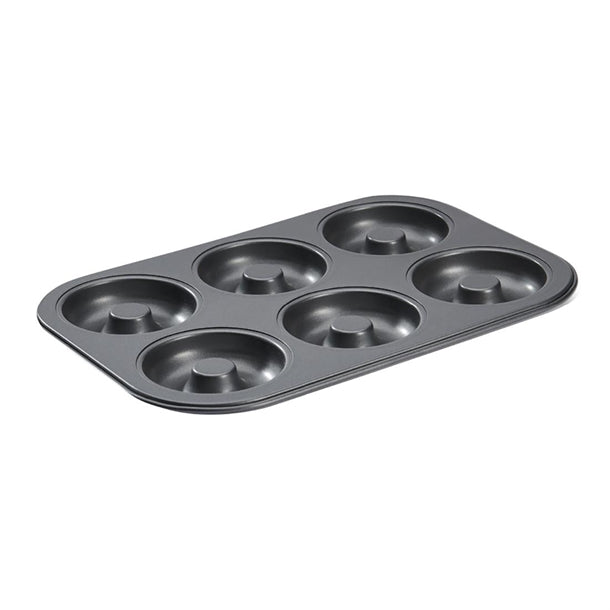 De Buyer Non-Stick 6 Hole 8cm Mini-Savarins Mould - DP748 De Buyer