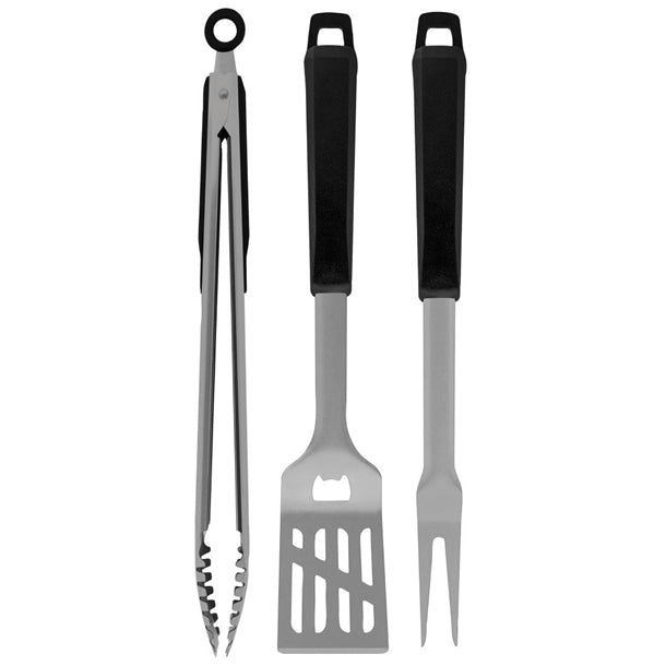 Tramontina Barbecue Tools Set Black (Pack of 3) - DP778 Tramontina