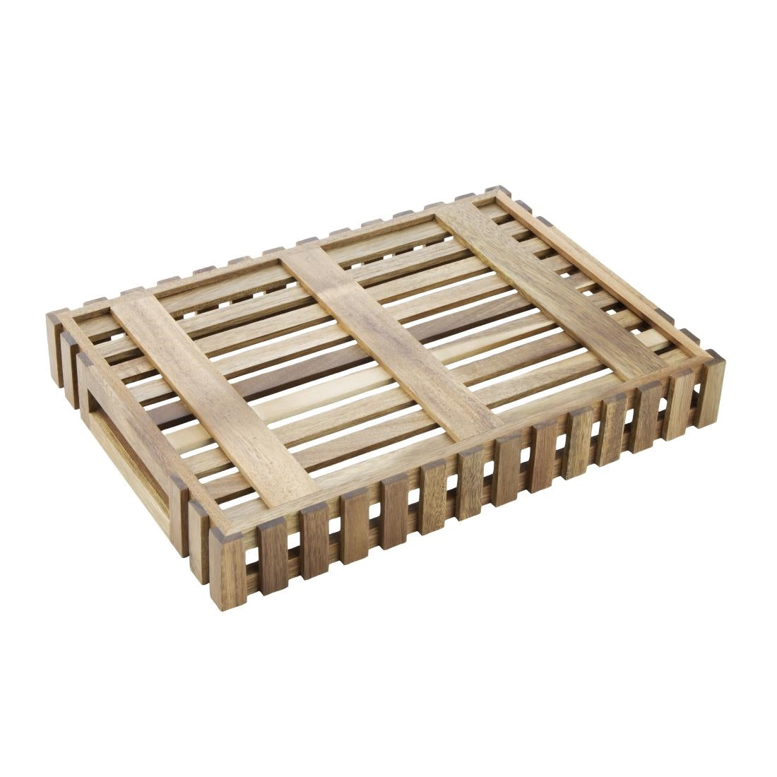 Olympia Acacia Small Storage Box 356x255mm - DP880 Olympia