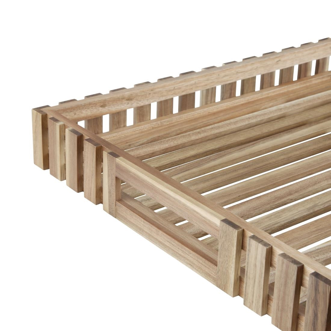 Olympia Acacia Large Storage Box 510x356mm - DP881 Olympia