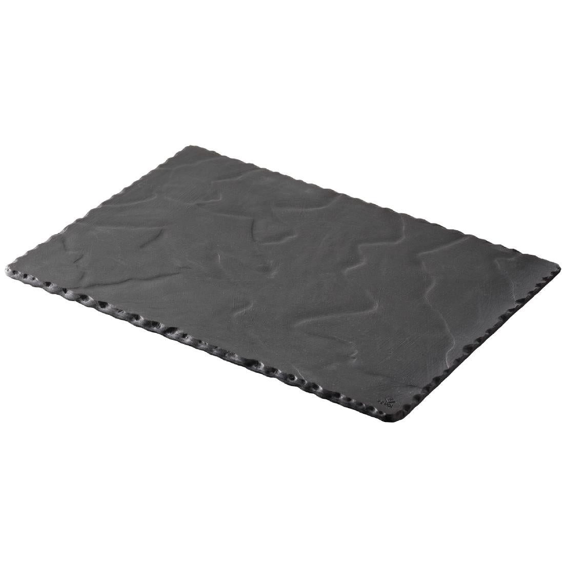 Revol Basalt Slate Effect Rectangular Plates 300mm (Pack of 6) - DP933 Revol