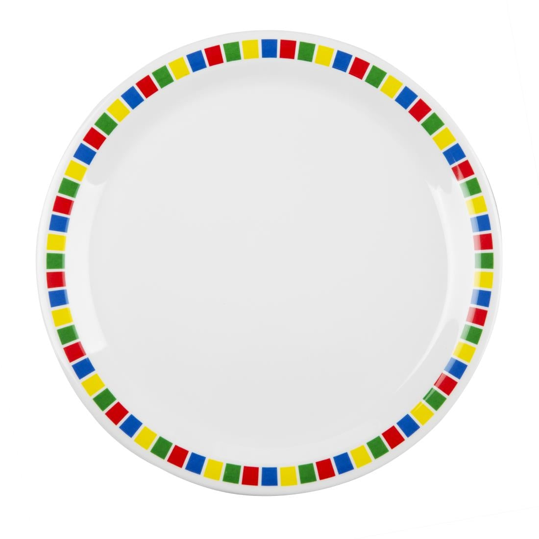 Olympia Kristallon Fairground Melamine Dinner Plates 230mm (Pack of 12) - DP981 Plates Olympia