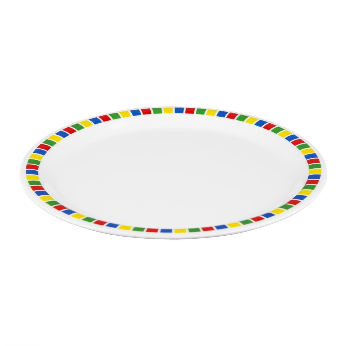 Olympia Kristallon Fairground Melamine Dinner Plates 230mm (Pack of 12) - DP981 Plates Olympia