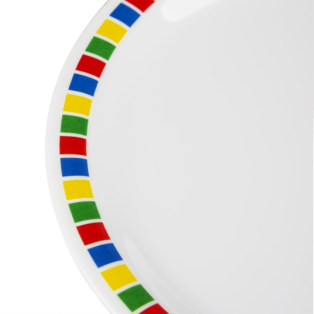Olympia Kristallon Fairground Melamine Dinner Plates 230mm (Pack of 12) - DP981 Plates Olympia