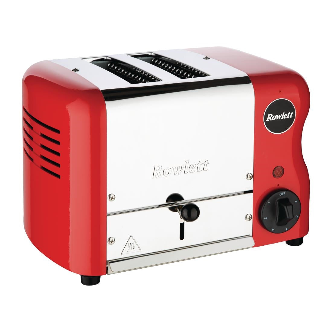 Rowlett Esprit 2 Slot Toaster Traffic Red w/2 Additional Elements & Sandwich Cage - CH180 Rowlett