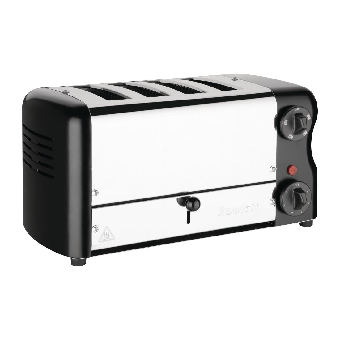 Rowlett Esprit 4 Slot Toaster Jet Black w/2x Additional Elements & Sandwich Cage - CH183 Rowlett