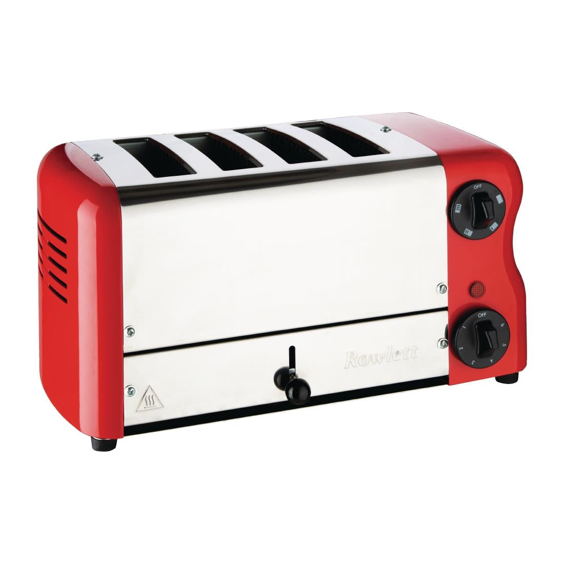 Rowlett Esprit 4 Slot Toaster Traffic Red w/2x Additional Elements & Sandwich Cage - CH184 Rowlett