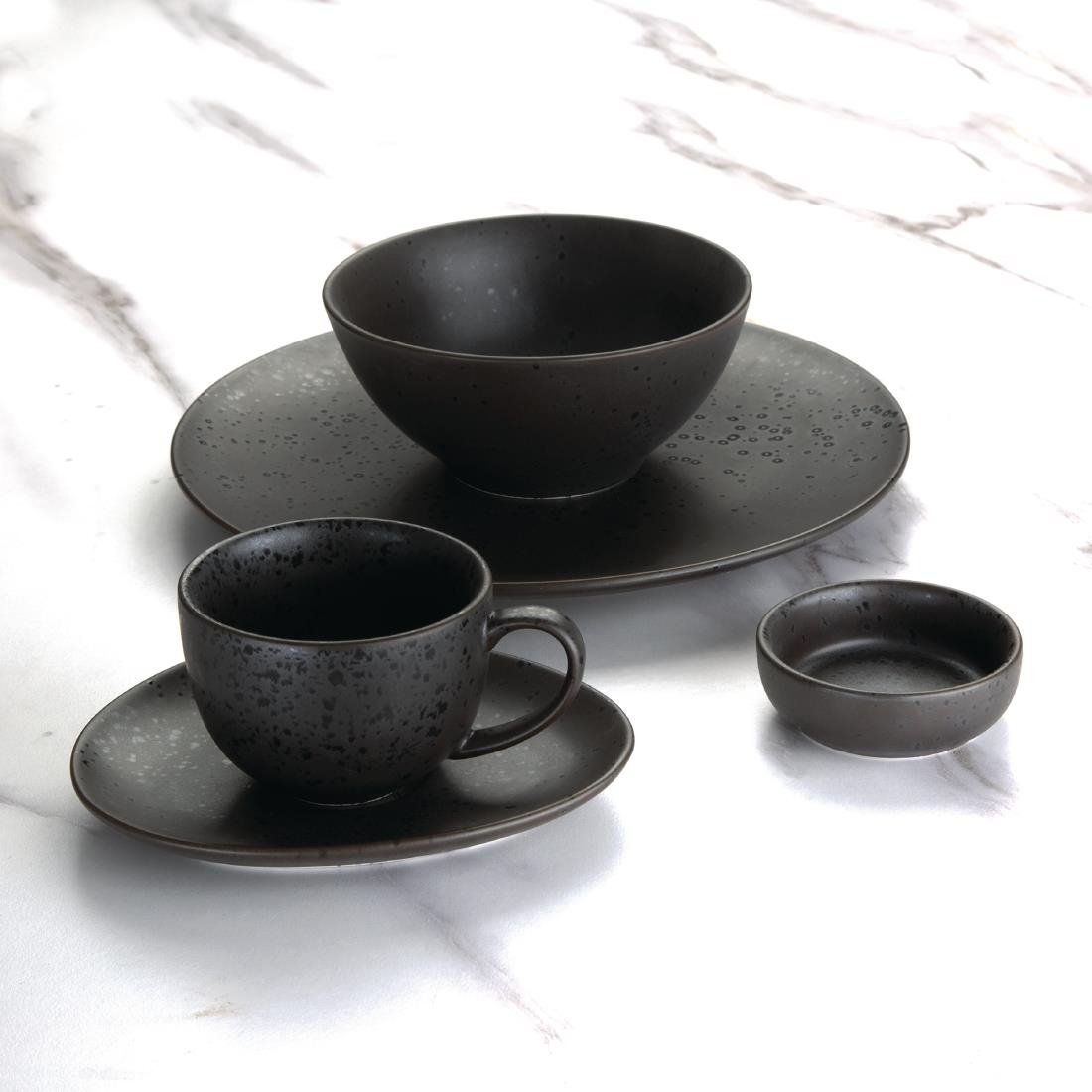 Olympia Fusion Oval Saucer 160mm (Pack of 6) - DR099 Olympia Crockery Olympia