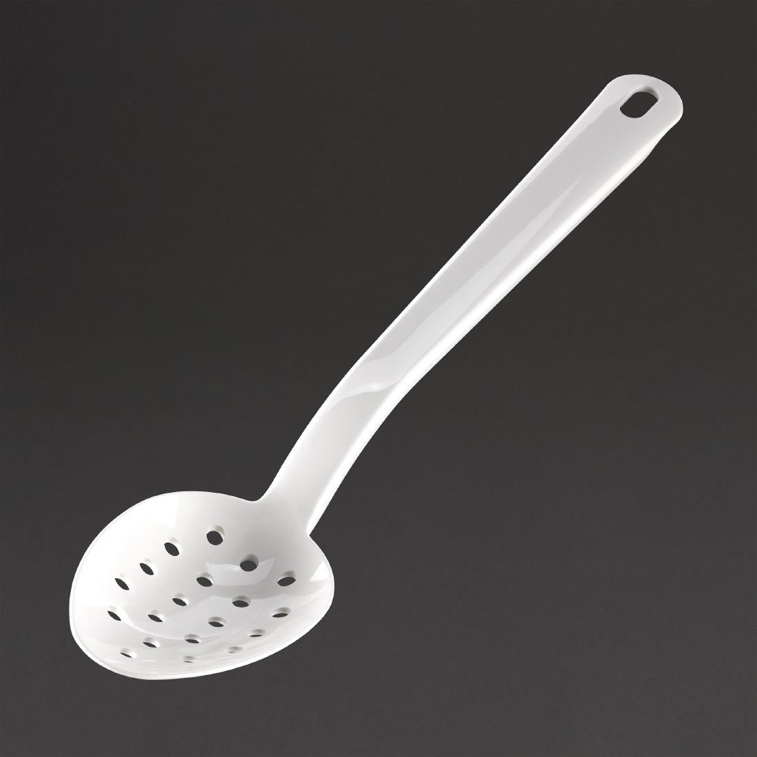 Matfer Bourgeat Exoglass Perforated Serving Spoon White 13" - DR197 Matfer Bourgeat