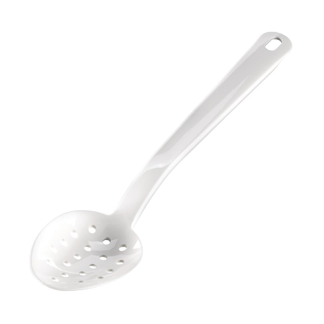 Matfer Bourgeat Exoglass Perforated Serving Spoon White 13" - DR197 Matfer Bourgeat