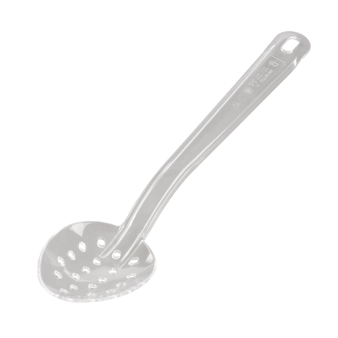 Matfer Bourgeat Exoglass Perforated Serving Spoon Clear 13" - DR198 Matfer Bourgeat