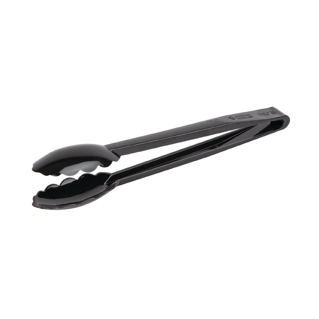 Matfer Bourgeat Exoglass Tongs Black 12" - DR321 Matfer Bourgeat