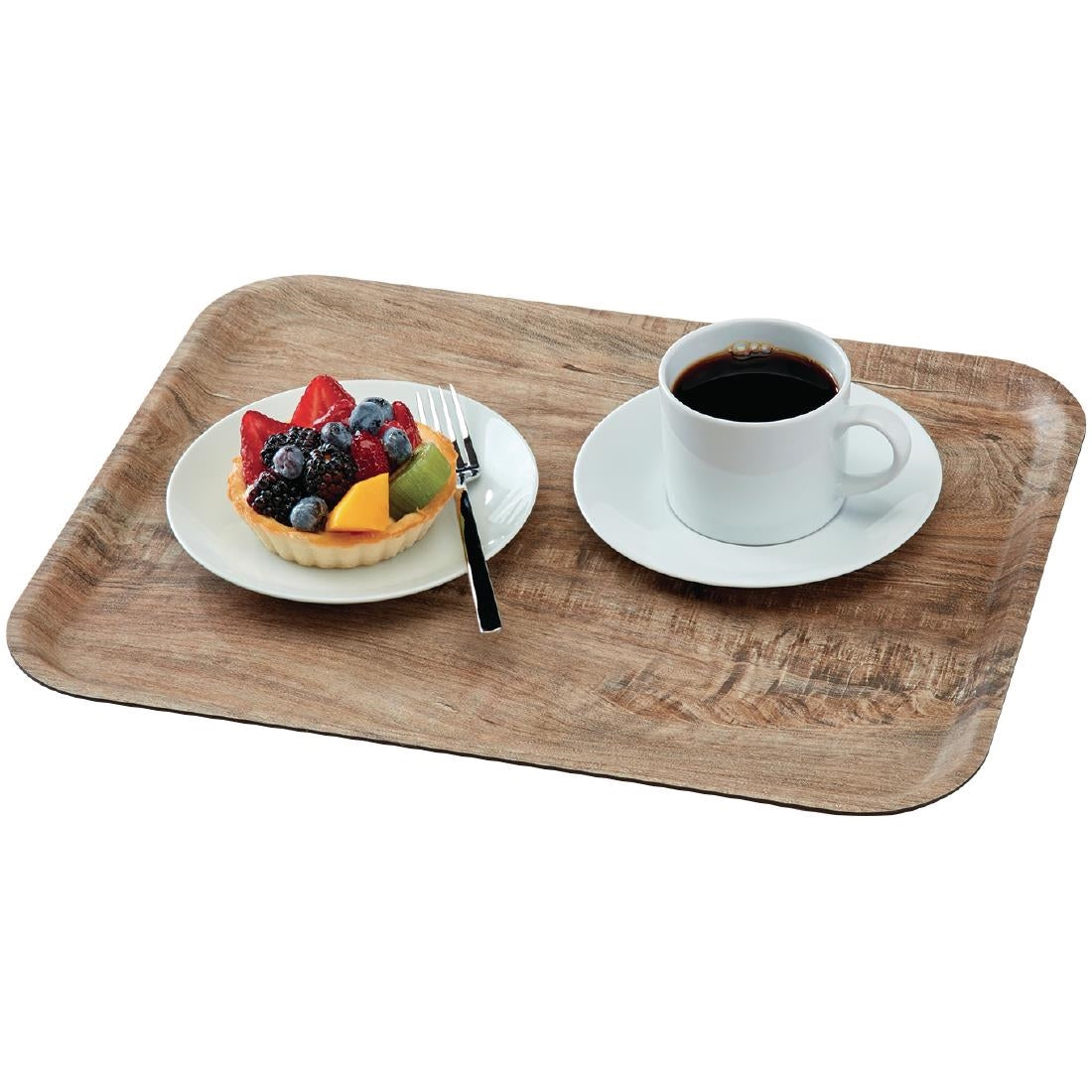 Cambro Madeira Laminate Canteen Tray Light Olive 430mm - DR583 Cambro