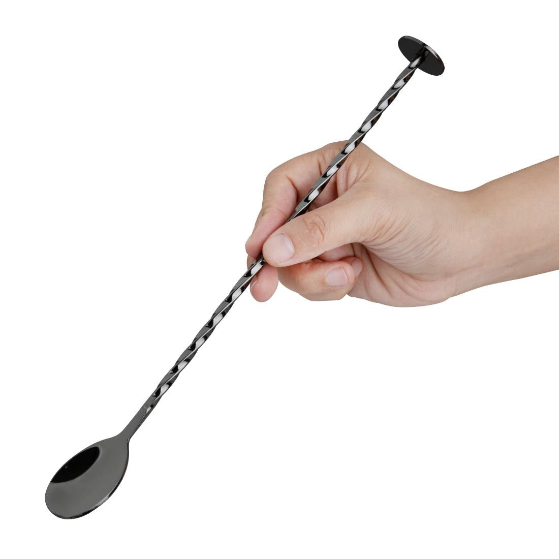 Olympia Cocktail Mixing Spoon Gunmetal - DR635 Spoons Olympia