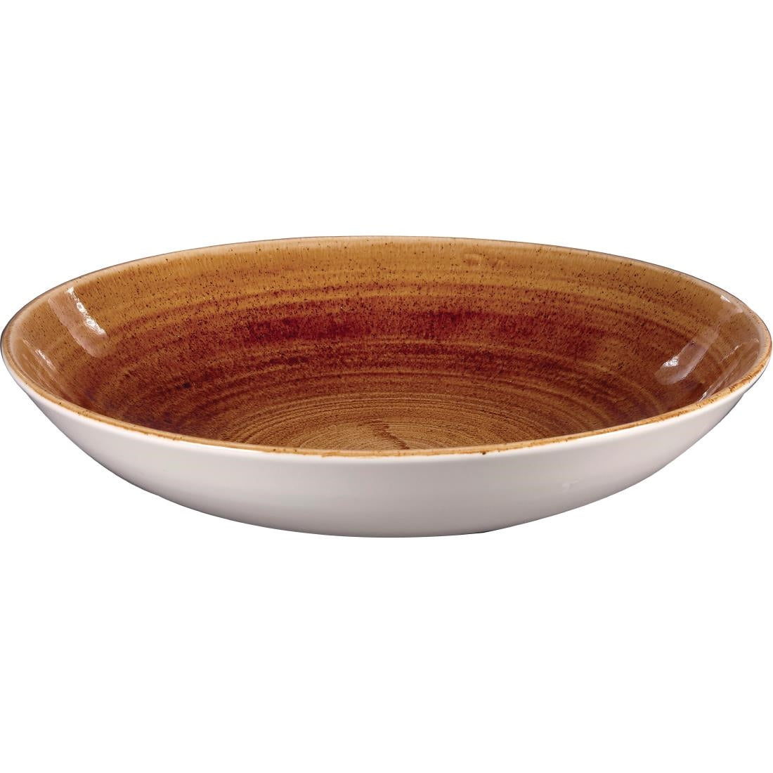 Churchill Stonecast Patina Coupe Bowls Vintage Copper 248mm (Pack of 12) - DR664 Bowls Churchill