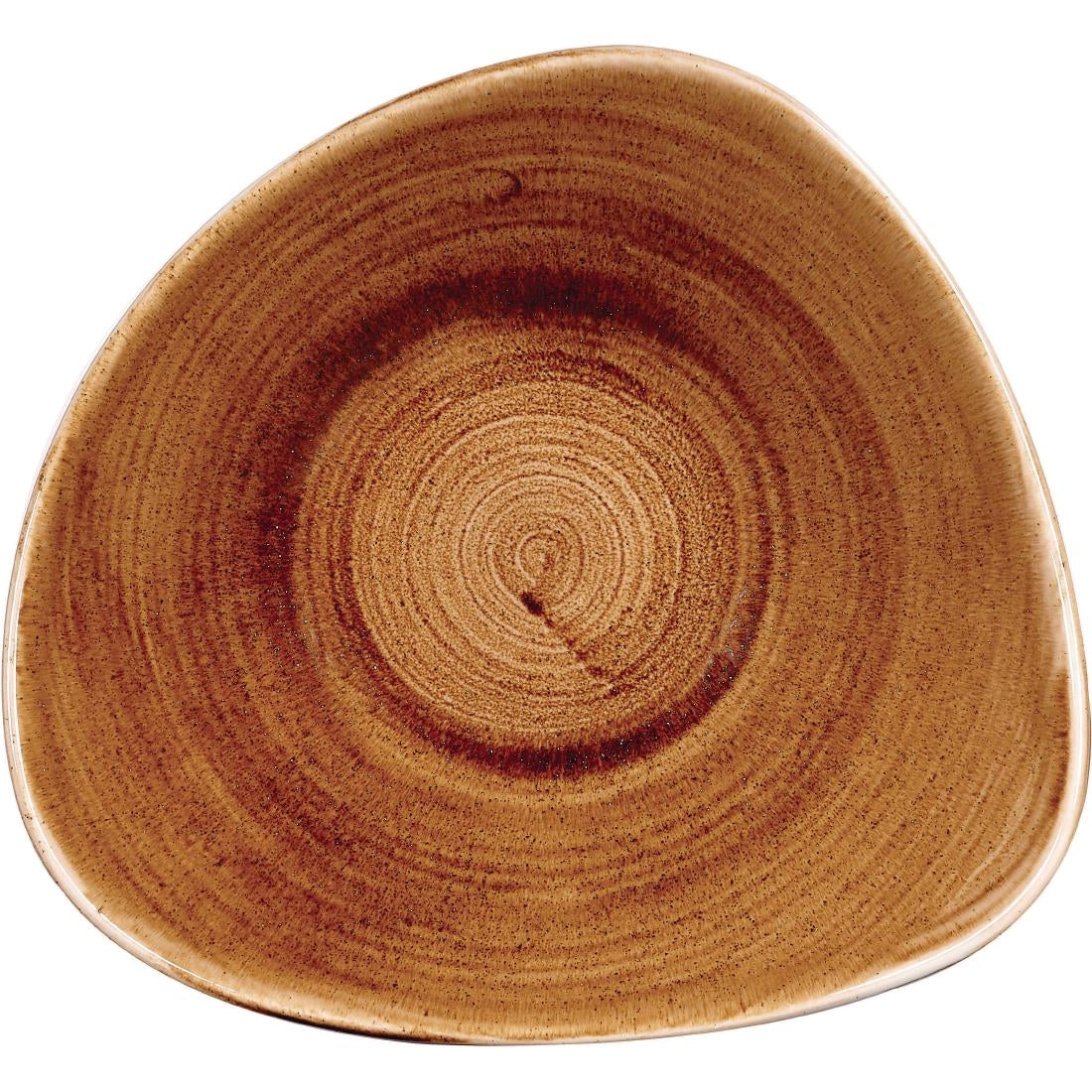 Churchill Stonecast Patina Triangular Bowls Vintage Copper 235mm (Pack of 12) - DR666 Bowls Churchill