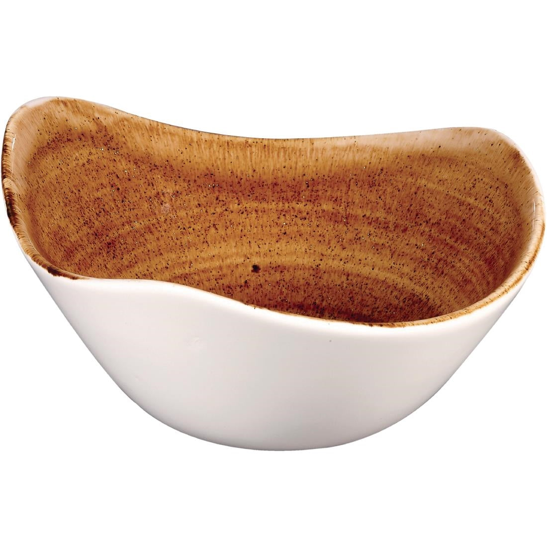 Churchill Stonecast Patina Triangular Bowls Vintage Copper 153mm (Pack of 12) - DR667 Bowls Churchill