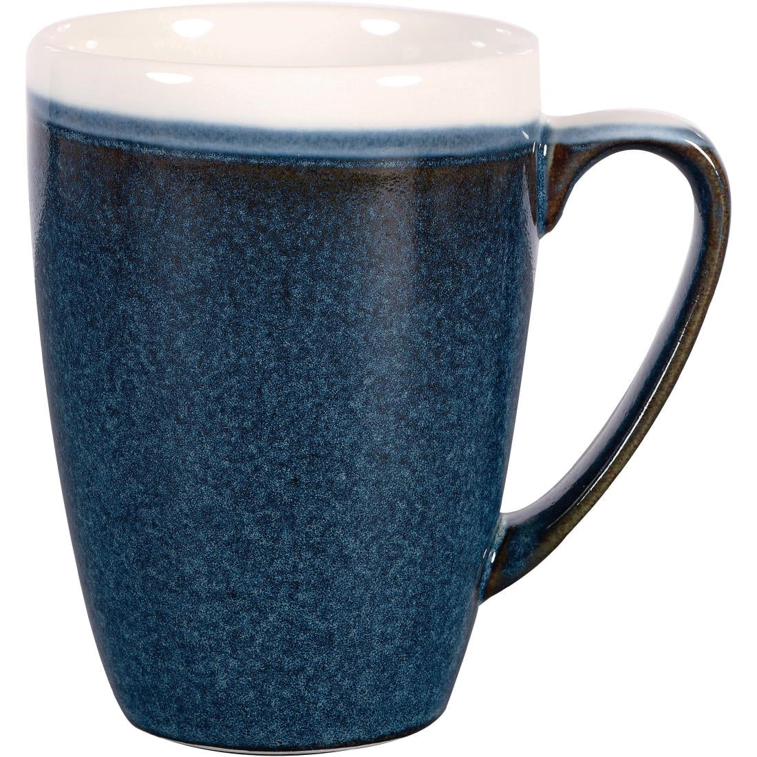 Churchill Monochrome Profile Mug Sapphire Blue 340ml (Pack of 12) - DR673 Churchill Super Vitrified Churchill