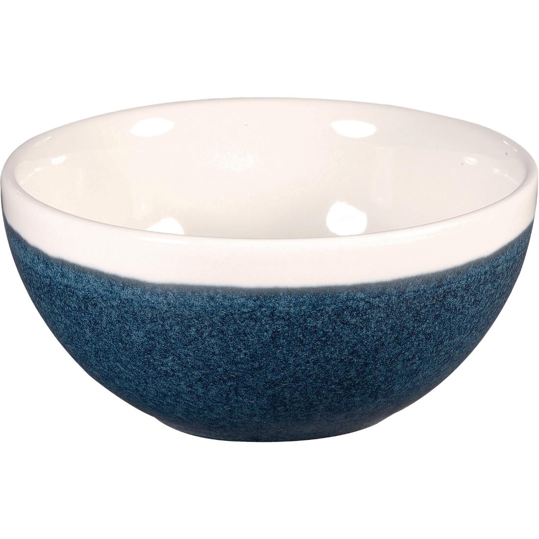 Churchill Monochrome Soup Bowl Sapphire Blue 160mm (Pack of 12) - DR674 Bowls Churchill