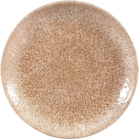 Churchill Studio Prints Raku Coupe Plate Garnet Orange 165mm (Pack of 12) - DR703 Plates Churchill