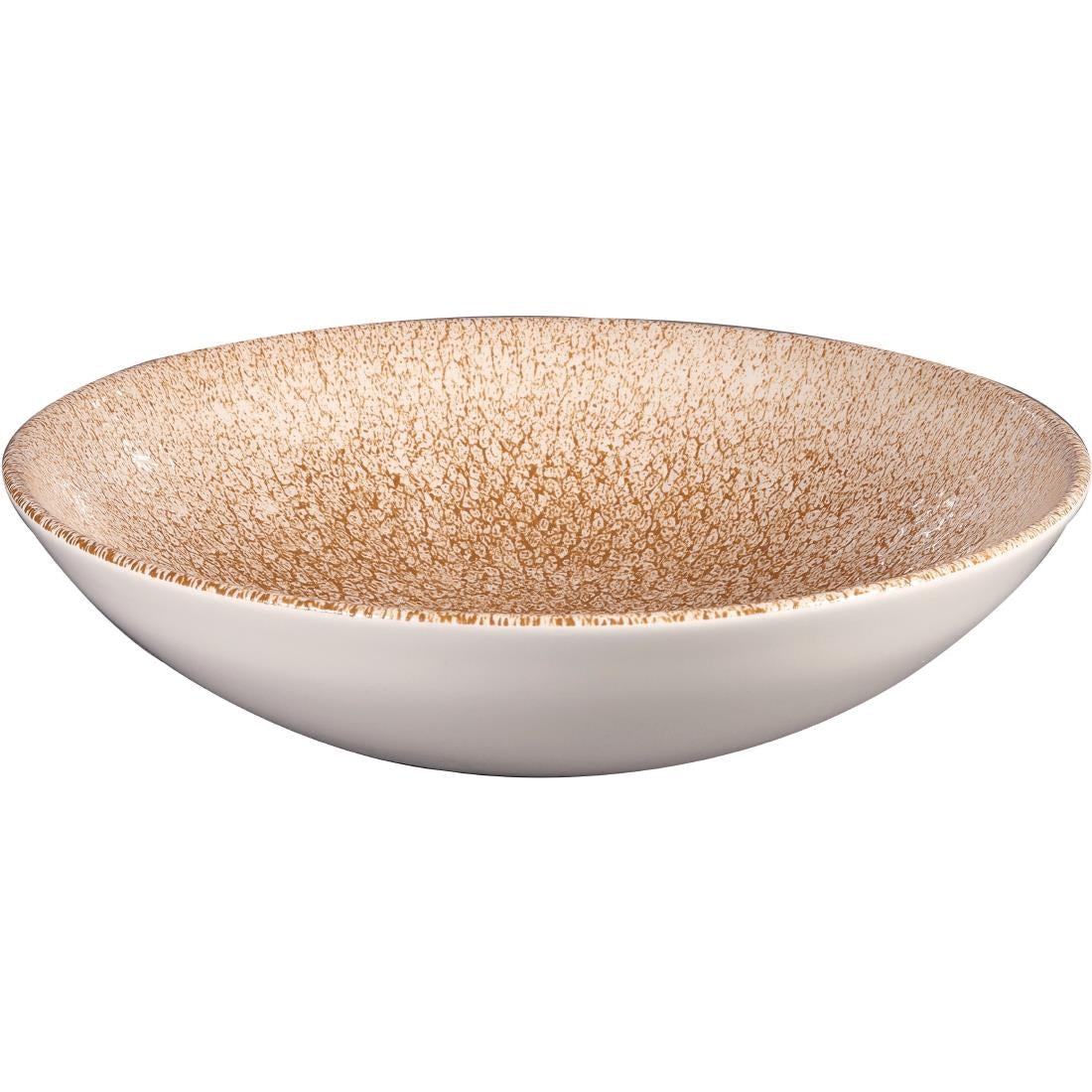 Churchill Studio Prints Raku Coupe Bowl Garnet Orange 182mm (Pack of 12) - DR705 Bowls Churchill