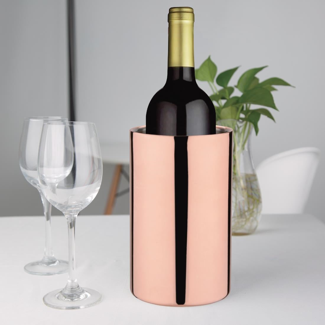 Olympia Copper Plated Wine Cooler - DR741 Olympia