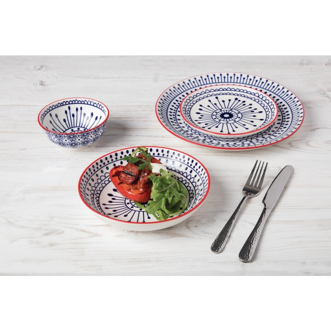 Olympia Tivoli Table Knives (Pack of 12) - DE381 Olympia Cutlery Olympia