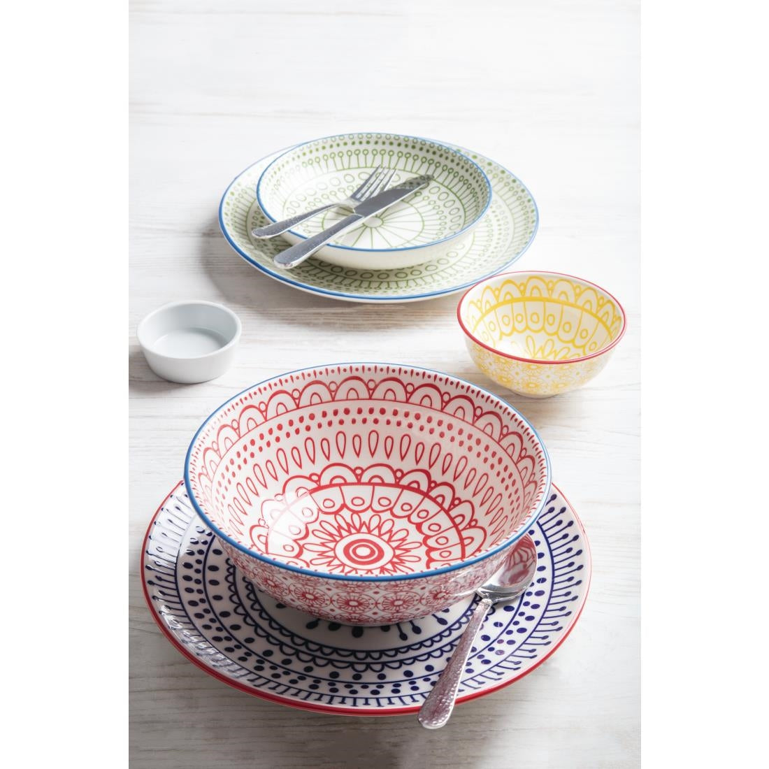 Olympia Tivoli Dessert Spoons (Pack of 12) - DE385 Spoons Olympia