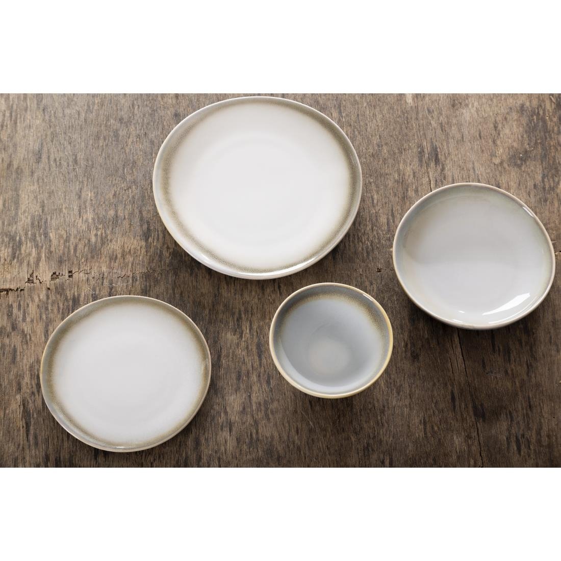 Olympia Birch Taupe Deep Bowls 150mm (Pack of 6) - DR785 Bowls Olympia
