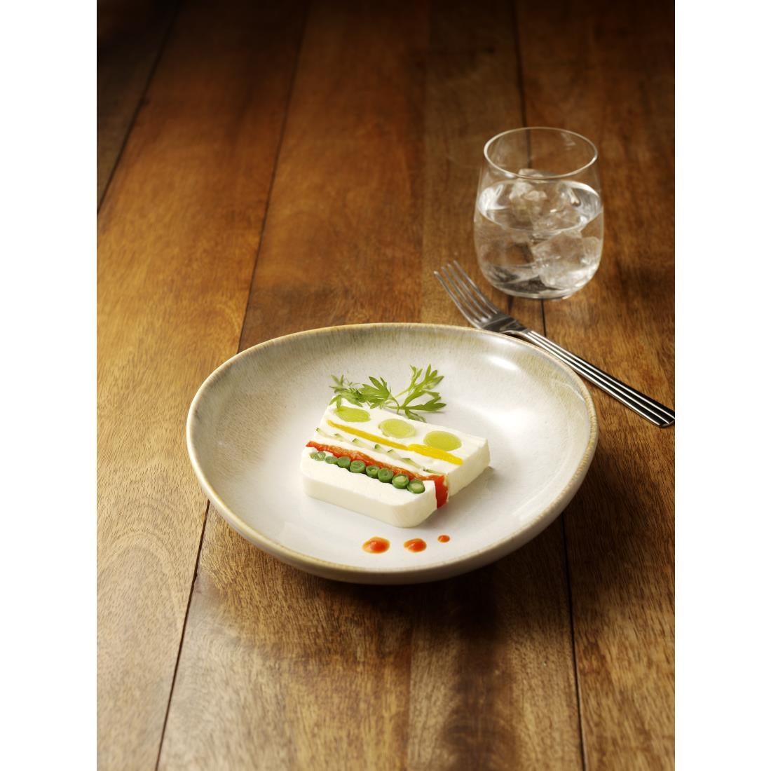 Olympia Birch Taupe Wide Bowls 208mm (Pack of 6) - DR784 Bowls Olympia