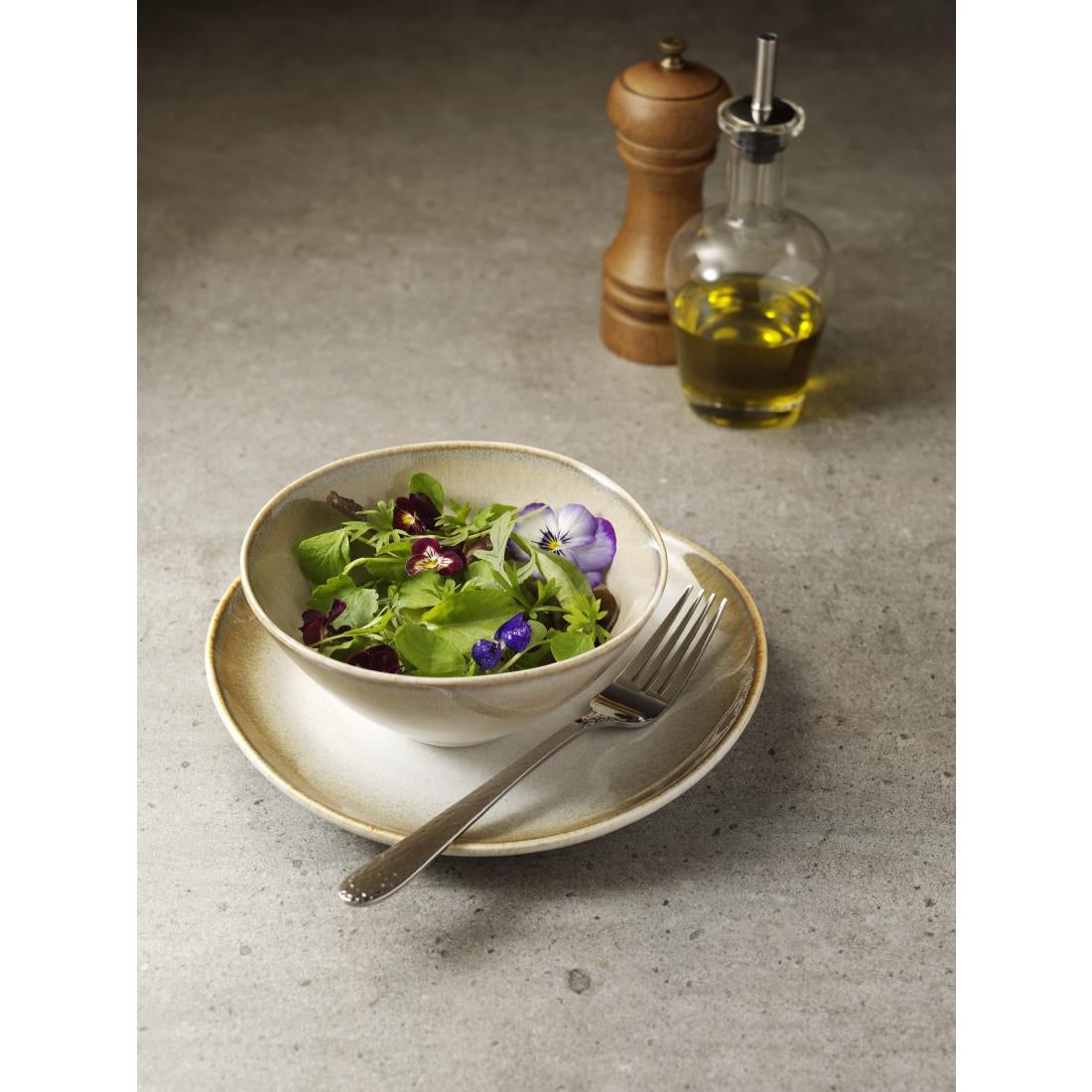 Olympia Birch Taupe Deep Bowls 150mm (Pack of 6) - DR785 Bowls Olympia