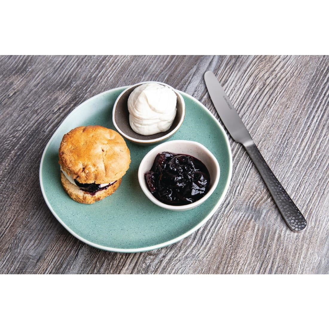 Olympia Chia Plates Green 205mm (Pack of 6) - DR801 Plates Olympia