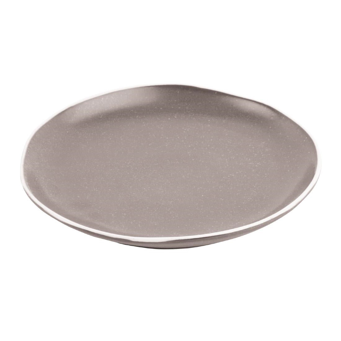 Olympia Chia Plates Charcoal 205mm (Pack of 6) - DR815 Plates Olympia