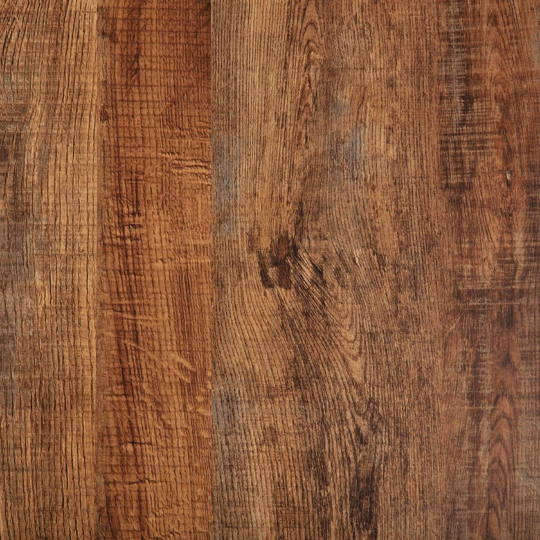 Bolero Pre-Drilled Round Table Top Urban Dark 600mm - DR822 Wood Effect Table Tops Bolero