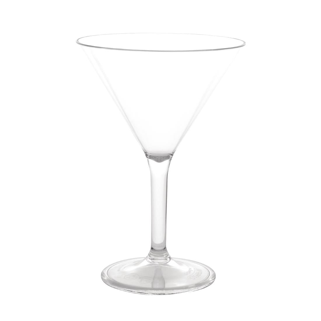 Olympia Kristallon Polycarbonate Martini Glasses 300ml (Pack of 12) - DS131 Plastic Drinkware Olympia