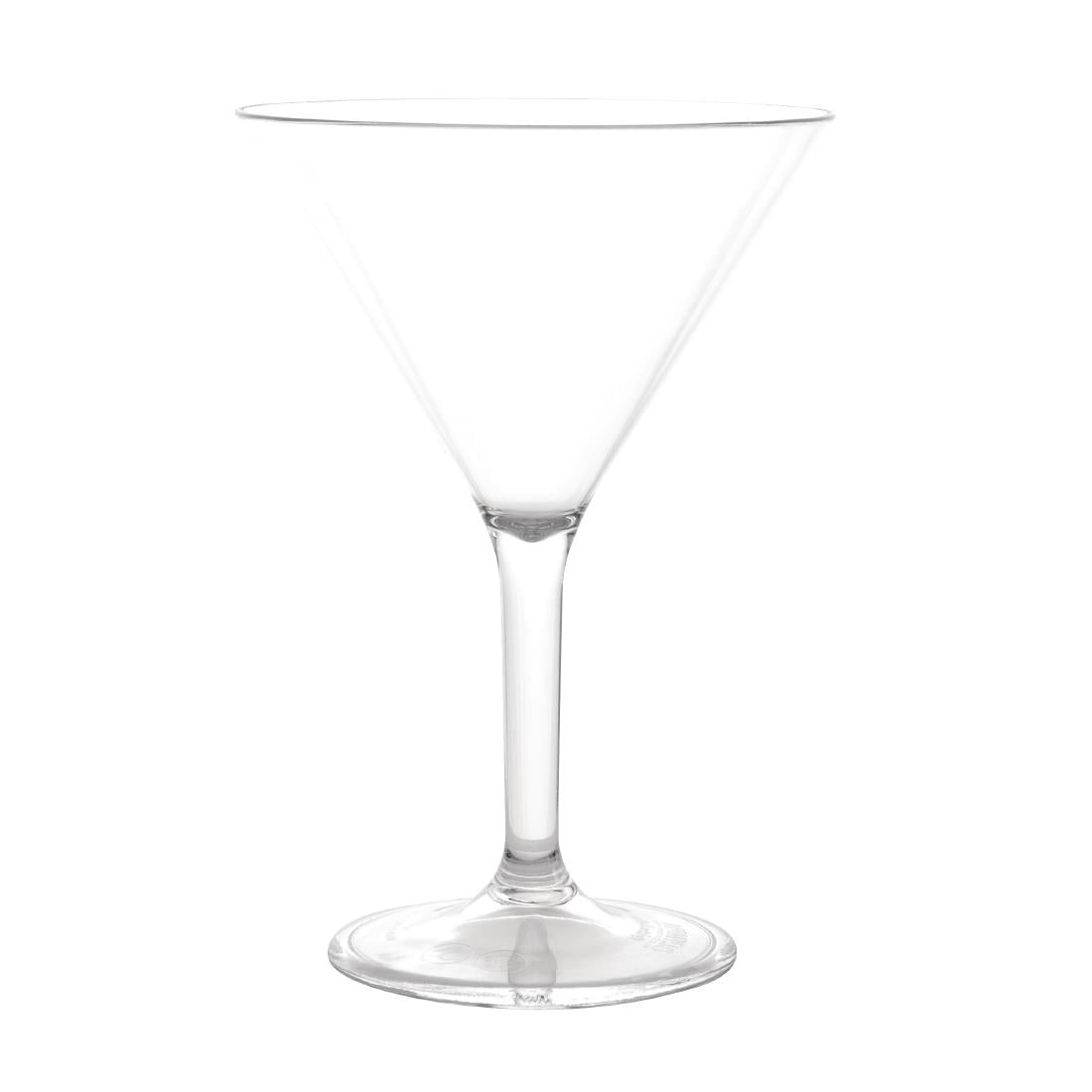 Olympia Kristallon Polycarbonate Martini Glasses 300ml (Pack of 12) - DS131 Plastic Drinkware Olympia