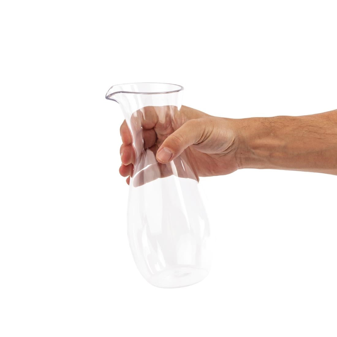 Olympia Kristallon Polycarbonate Carafes 1Ltr (Pack of 6) - DS146 Jugs, Pitchers, Decanters & Carafes Olympia