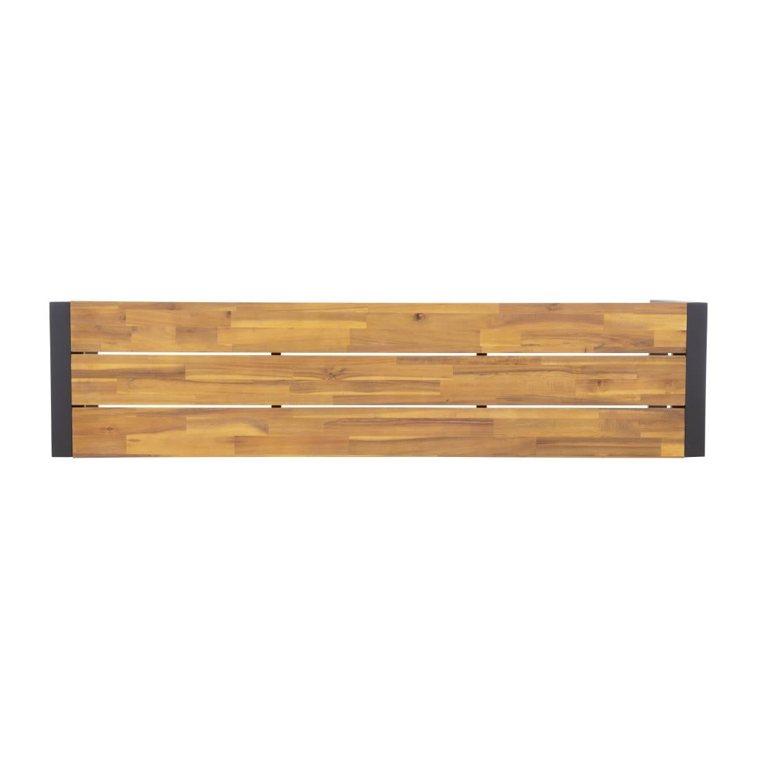 Bolero Acacia Wood and Steel Industrial Benches 1600mm (Pack of 2) - DS158 Benches Bolero