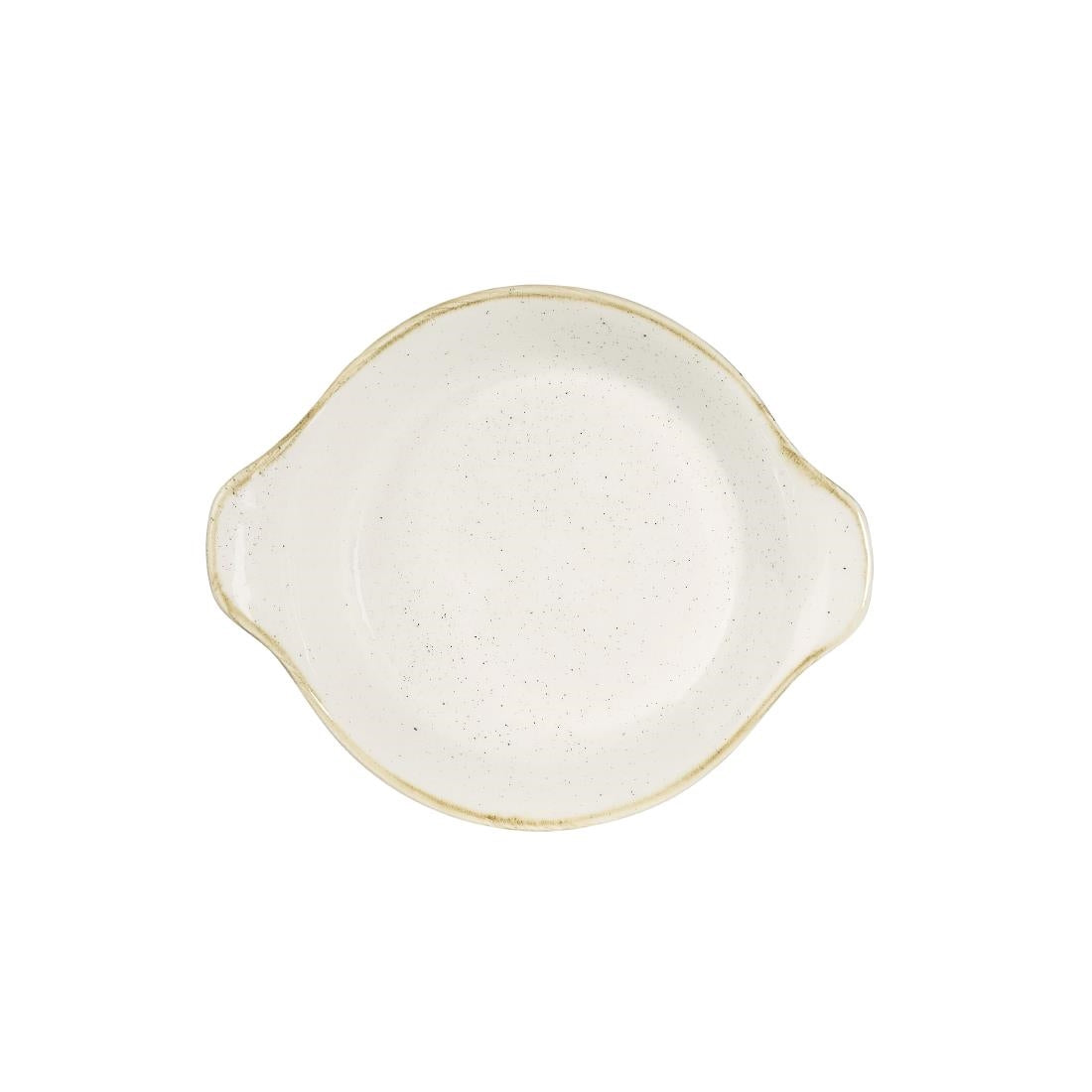 Churchill Stonecast Round Eared Dishes Barley White 215mm (Pack of 6) - DS492 Churchill Super Vitrified Churchill