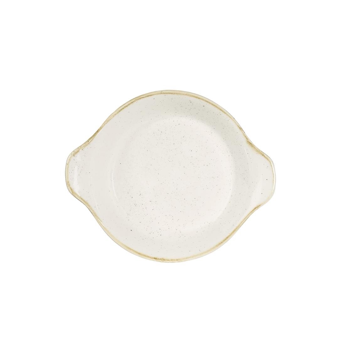 Churchill Stonecast Round Eared Dishes Barley White 180mm (Pack of 6) - DS493 Churchill Super Vitrified Churchill