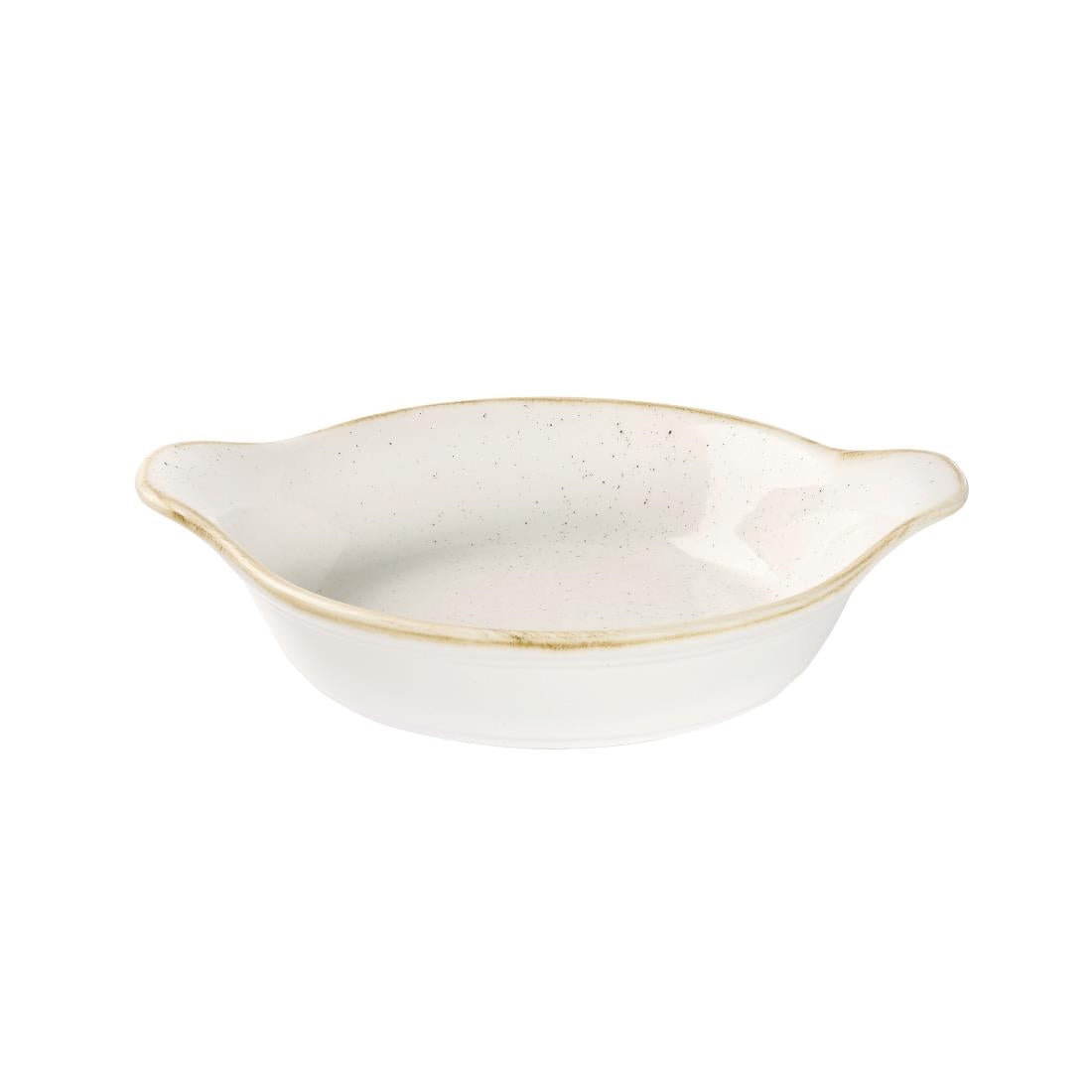 Churchill Stonecast Round Eared Dishes Barley White 215mm (Pack of 6) - DS492 Churchill Super Vitrified Churchill