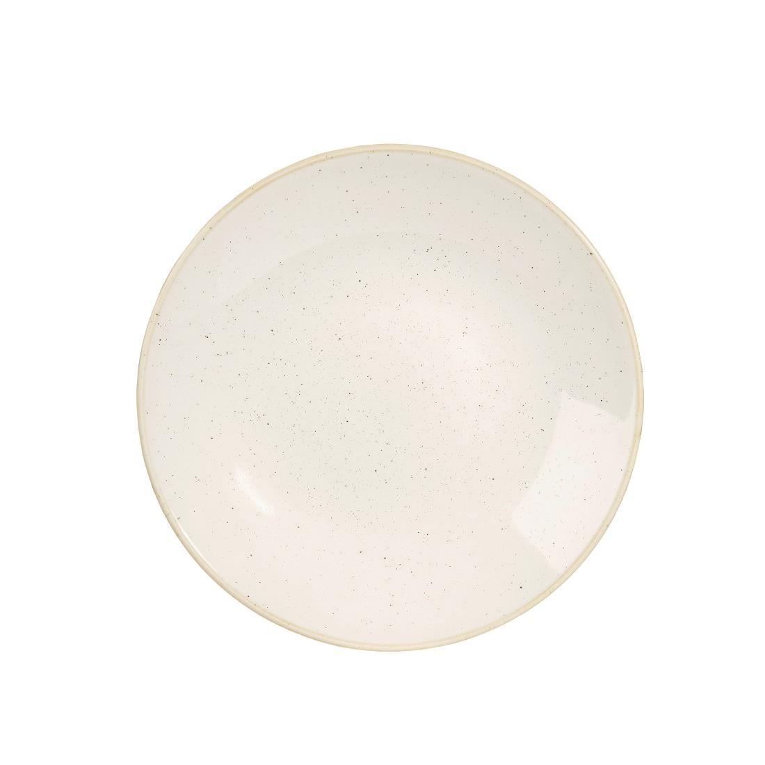 Churchill Stonecast Deep Coupe Plates Barley White 240mm (Pack of 12) - DS498 Plates Churchill