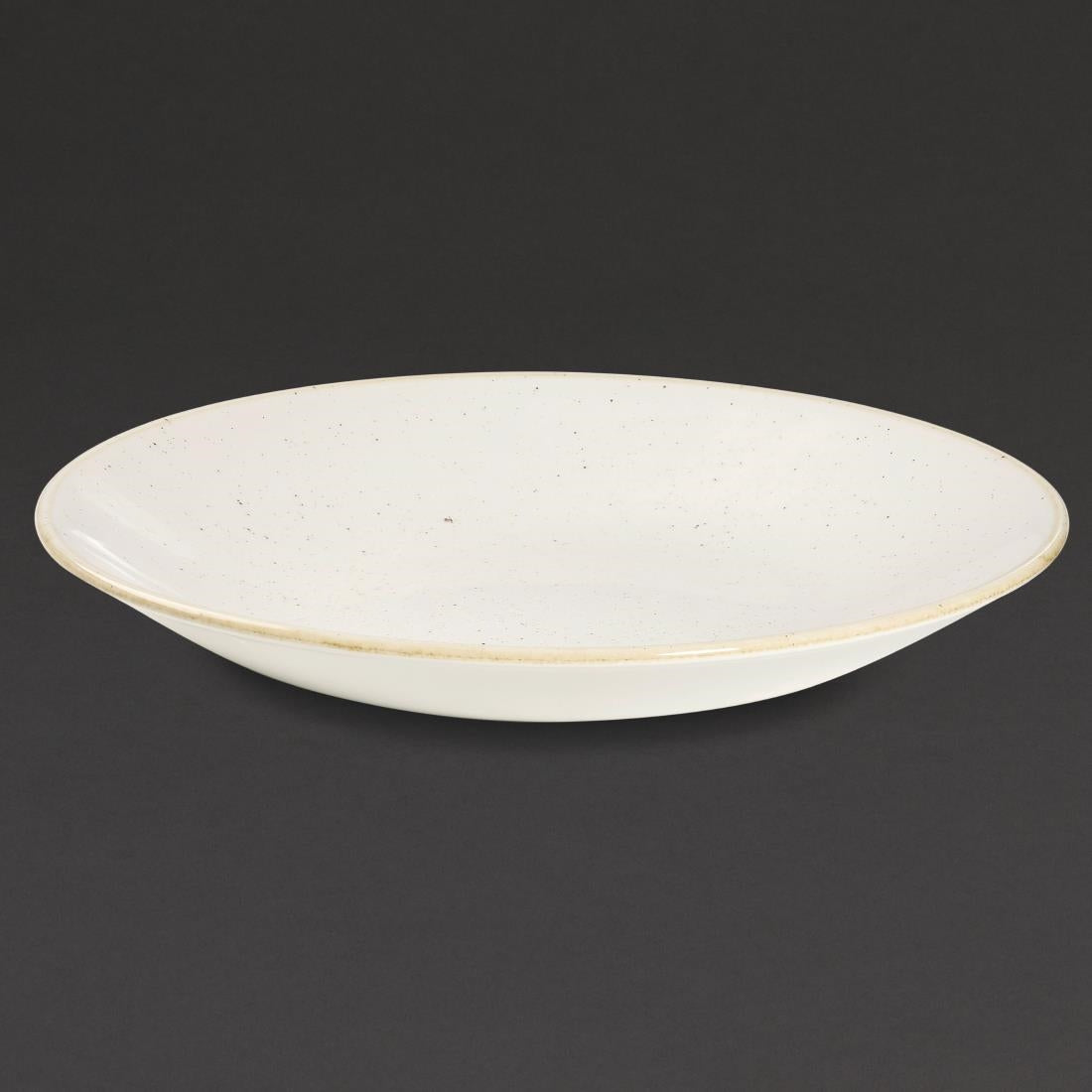 Churchill Stonecast Deep Coupe Plates Barley White 240mm (Pack of 12) - DS498 Plates Churchill
