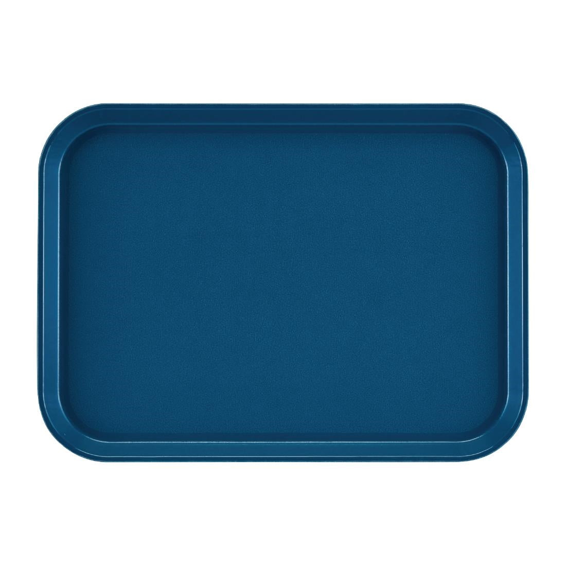 Cambro EpicTread Fibreglass Rectangular Non-Slip Tray Blue 350mm - DS517 Cambro