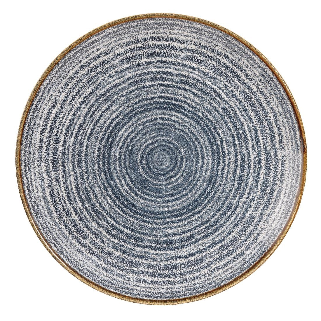 Churchill Studio Prints Homespun Coupe Plates Slate Blue 288mm (Pack of 12) - DS520 Plates Churchill