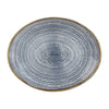 Churchill Studio Prints Homespun Oval Coupe Plates Slate Blue 270mm (Pack of 12) - DS528 Plates Churchill
