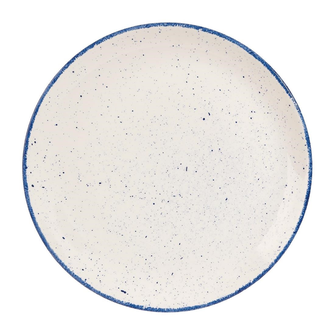 Churchill Stonecast Hints Coupe Plates Indigo Blue 288mm (Pack of 12) - DS574 Plates Churchill