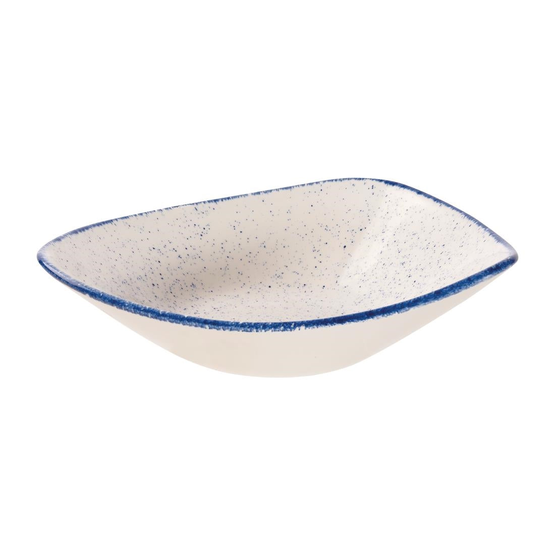 Churchill Stonecast Hints Triangle Bowls Indigo Blue 235mm (Pack of 12) - DS583 Bowls Churchill