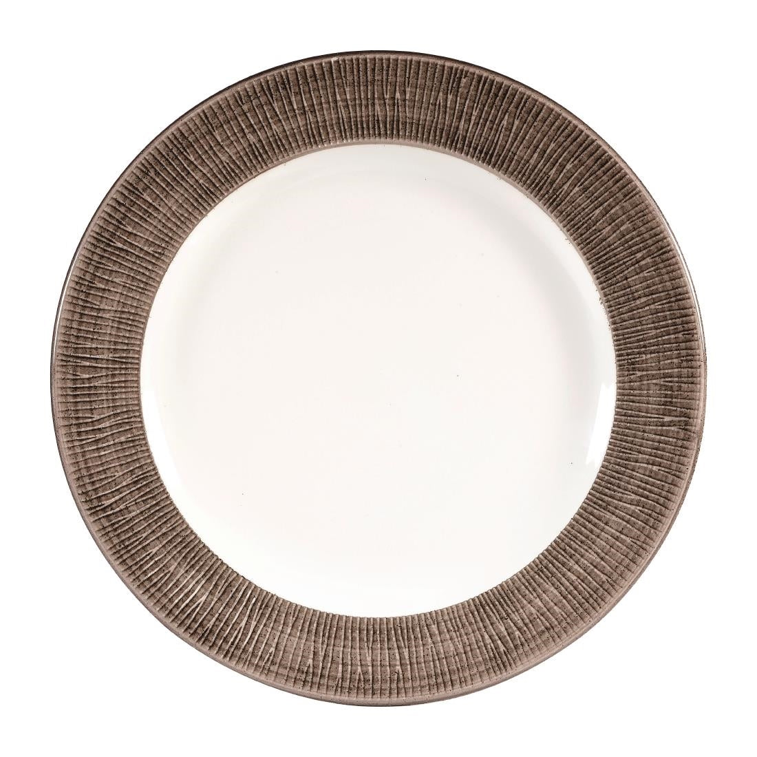Churchill Bamboo Footed Plates Dusk 276mm (Pack of 12) - DS689 Plates Churchill