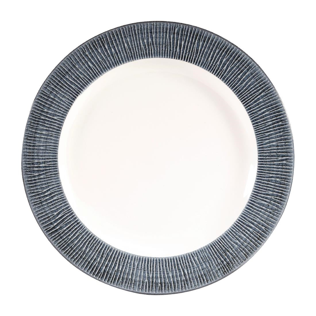 Churchill Bamboo Footed Plates Mist 276mm (Pack of 12) - DS695 Plates Churchill